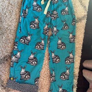 Women’s Anthropologie Bunny Print Pajamas E by Eloise